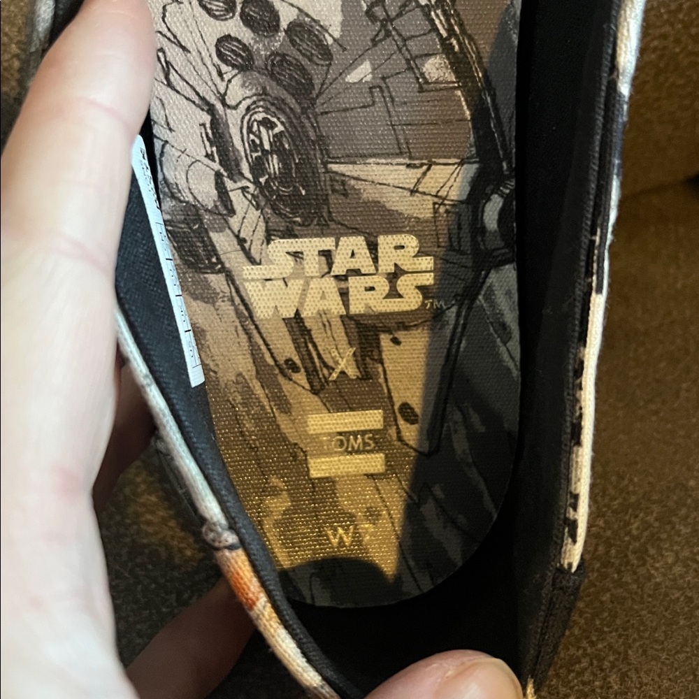 Star Wars Death Star TOMS Slip On Shoes - Picture 7 of 9